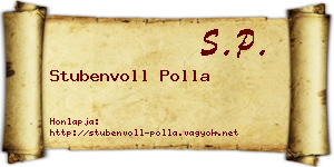 Stubenvoll Polla névjegykártya
